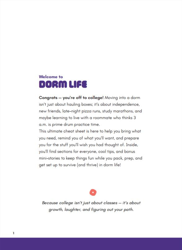 The Ultimate College Survival Checklist & Guide