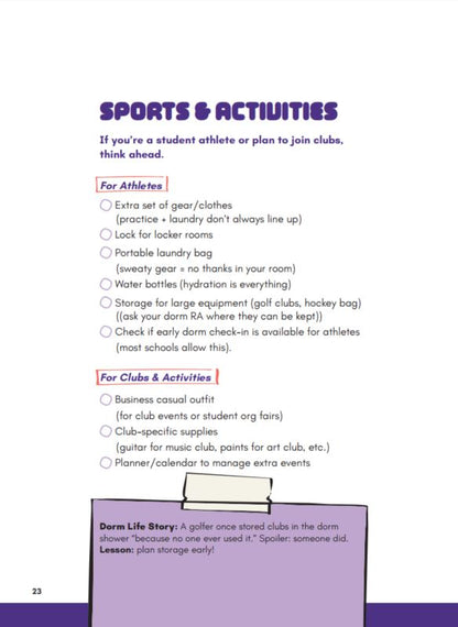 The Ultimate College Survival Checklist & Guide
