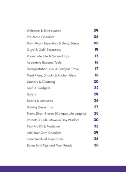 The Ultimate College Survival Checklist & Guide